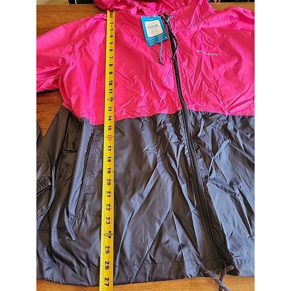 Columbia Women's Plus Size Flash Forward Windbreaker Pink Size 3x - Picture 7 of 8